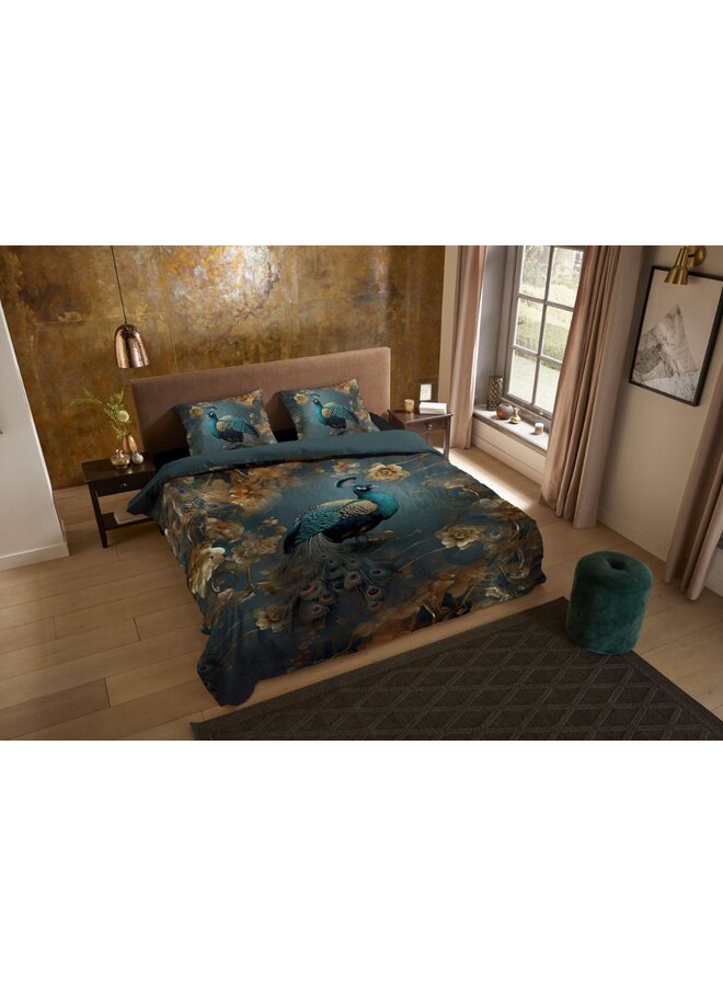 Pure Dekbedovertrek Savaya Petrol - Microvezel