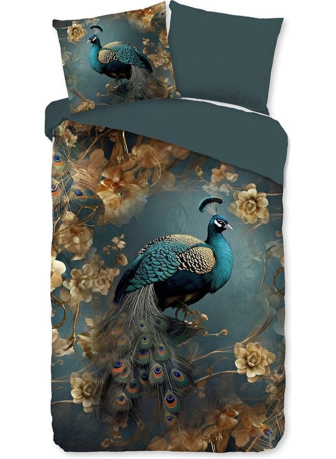 Pure Dekbedovertrek Savaya Petrol - Microvezel