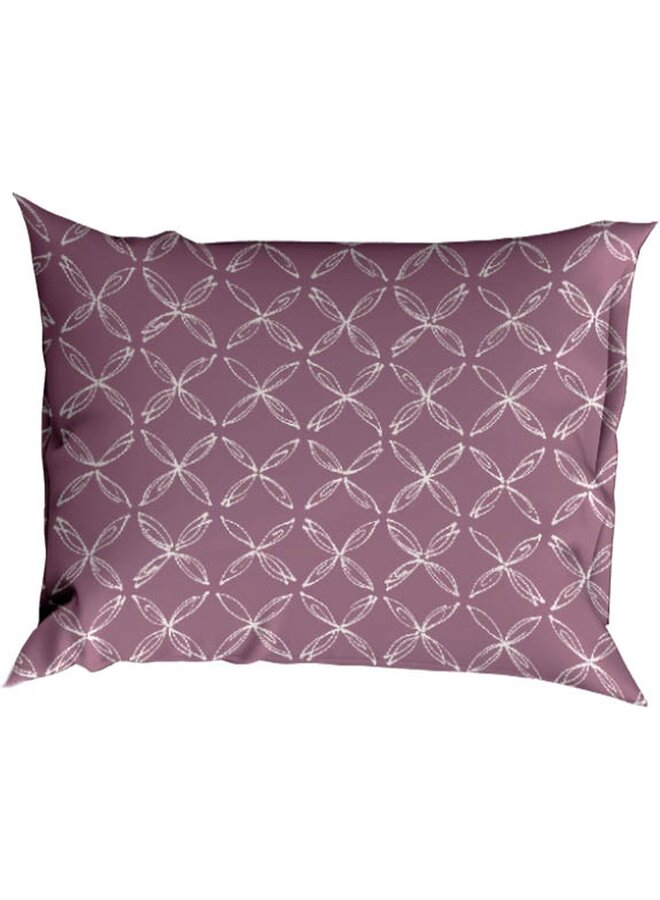 Satin d'Or Dekbedovertrek Curling Paars - Katoensatijn