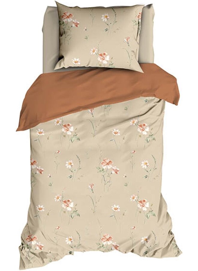 Satin d'Or Dekbedovertrek Zabina Beige - Katoensatijn