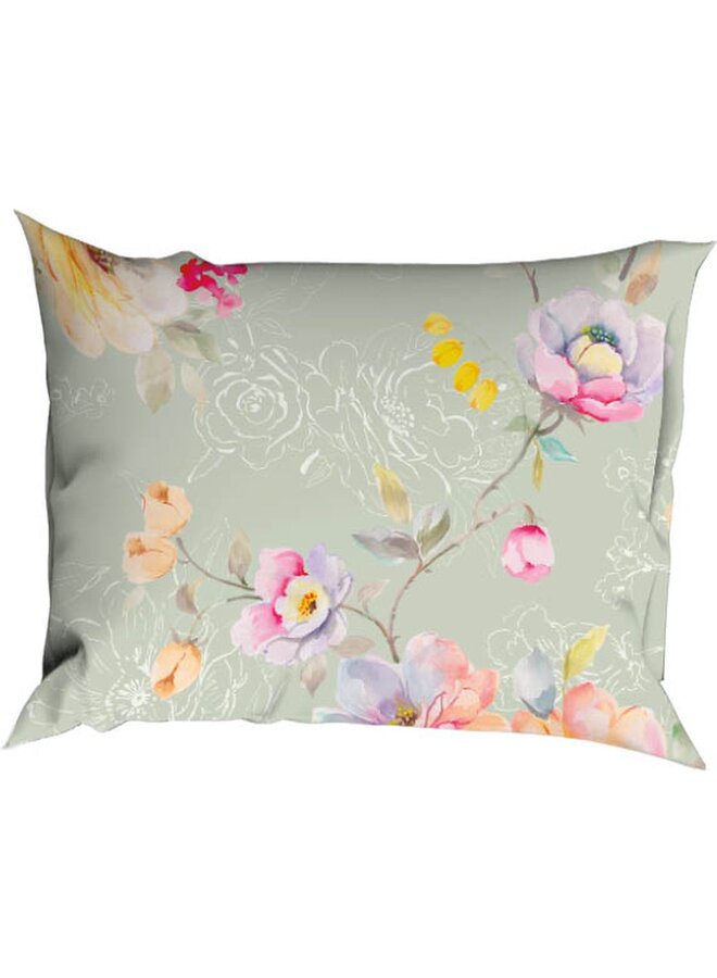 Satin d'Or Dekbedovertrek Charlotte Groen - Katoensatijn