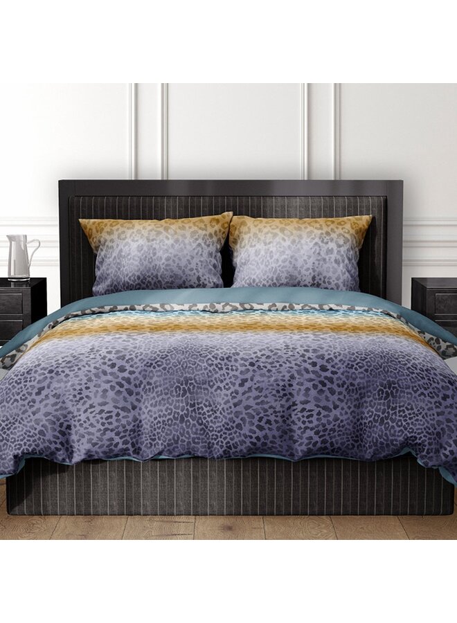 Satin d'Or Dekbedovertrek Panthera Grijs - Katoensatijn