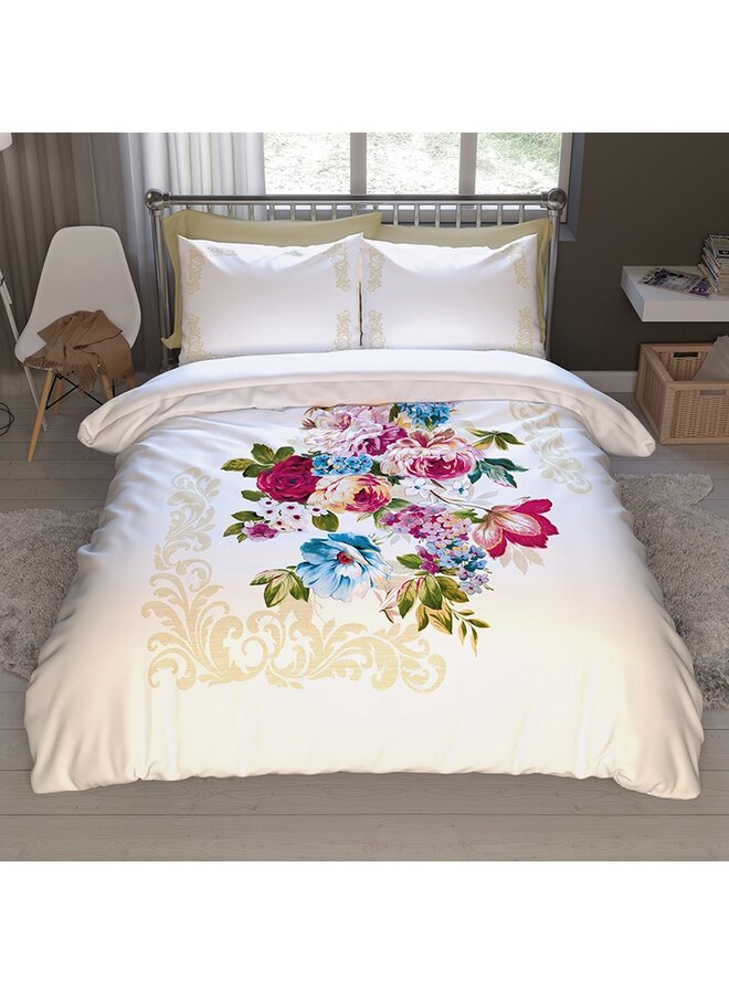 Satin d'Or Dekbedovertrek Robina Multi - Katoensatijn