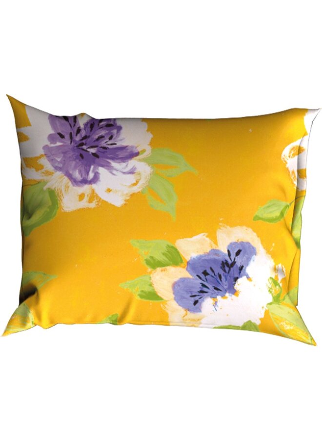 Satin d'Or Dekbedovertrek Thirza Geel - Katoensatijn