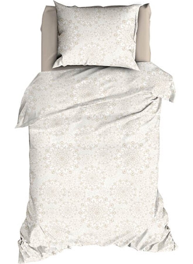 Satin d'Or Dekbedovertrek Dionne Creme - Katoensatijn