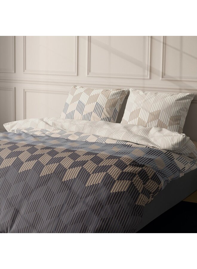 Satin d'Or Dekbedovertrek Coperni Beige - Katoensatijn