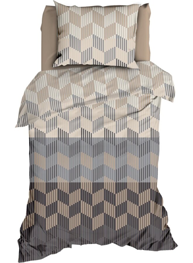 Satin d'Or Dekbedovertrek Coperni Beige - Katoensatijn