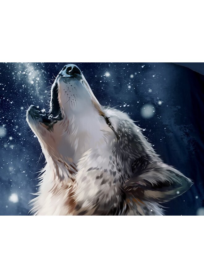 Pure Dekbedovertrek Moon Blauw - Microvezel