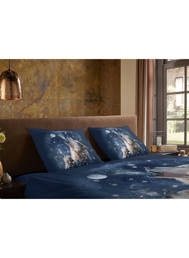 Pure Dekbedovertrek Moon Blauw - Microvezel