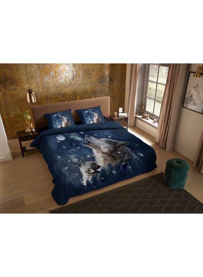 Pure Dekbedovertrek Moon Blauw - Microvezel