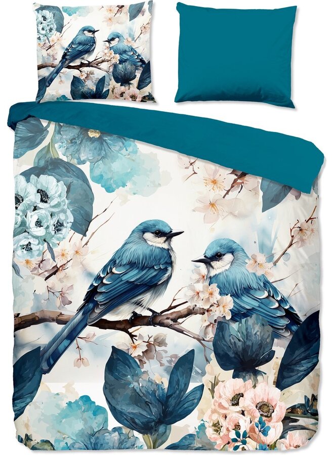 Dekbedovertrek Zari Blauw - Microvezel