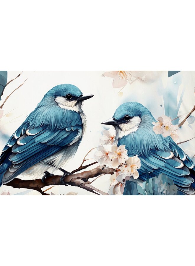 Pure Dekbedovertrek Zari Blauw - Microvezel