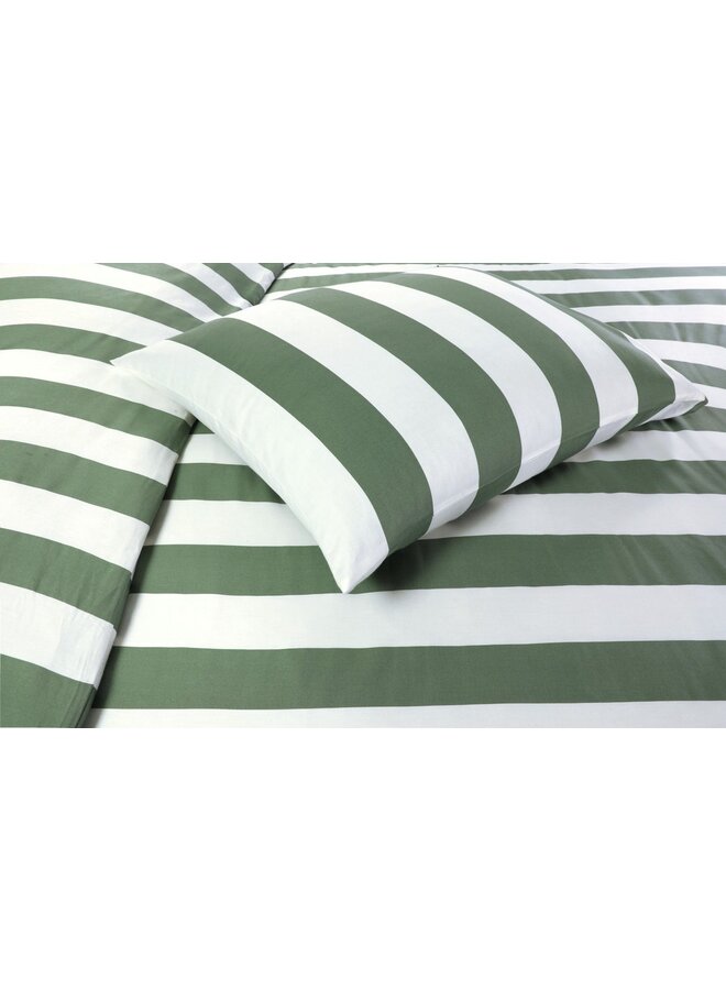 Papillon Katoen/Satijn Dekbedovertrek Groen