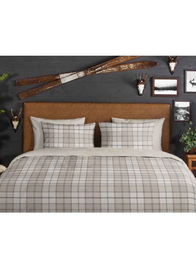 Good Morning Dekbedovertrek Bernardus Zand - Flanel