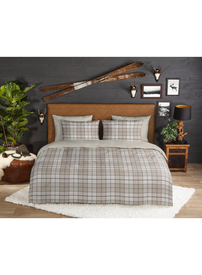 Good Morning Dekbedovertrek Bernardus Zand - Flanel