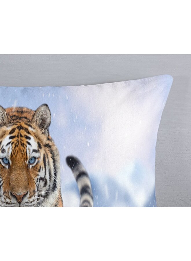 Good Morning Flanel Dekbedovertrek Blauw