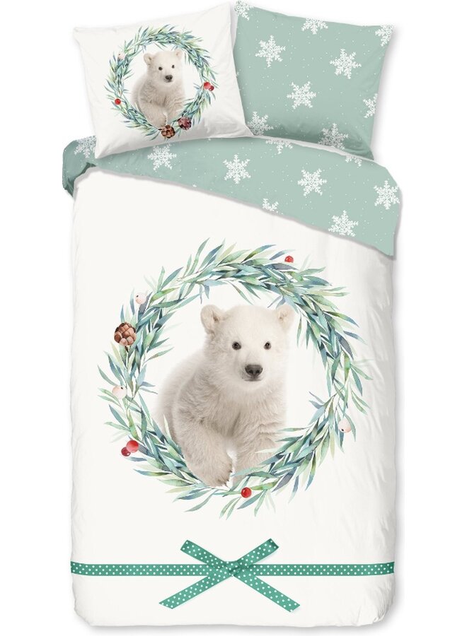 Dekbedovertrek Kids Icebear Ecru - Flanel PL3