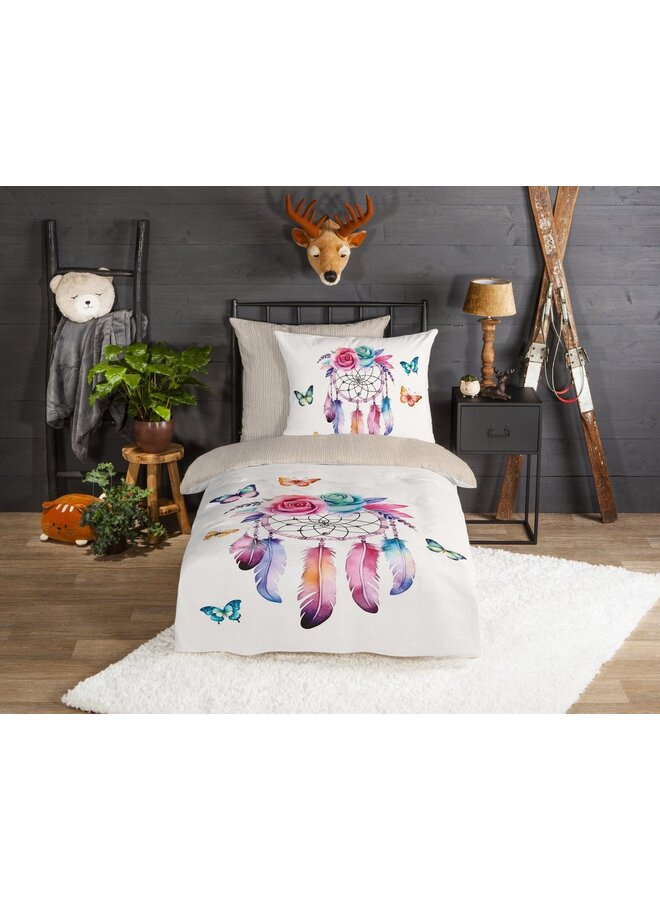 Good Morning Dekbedovertrek Kids Catchy Wit - Flanel