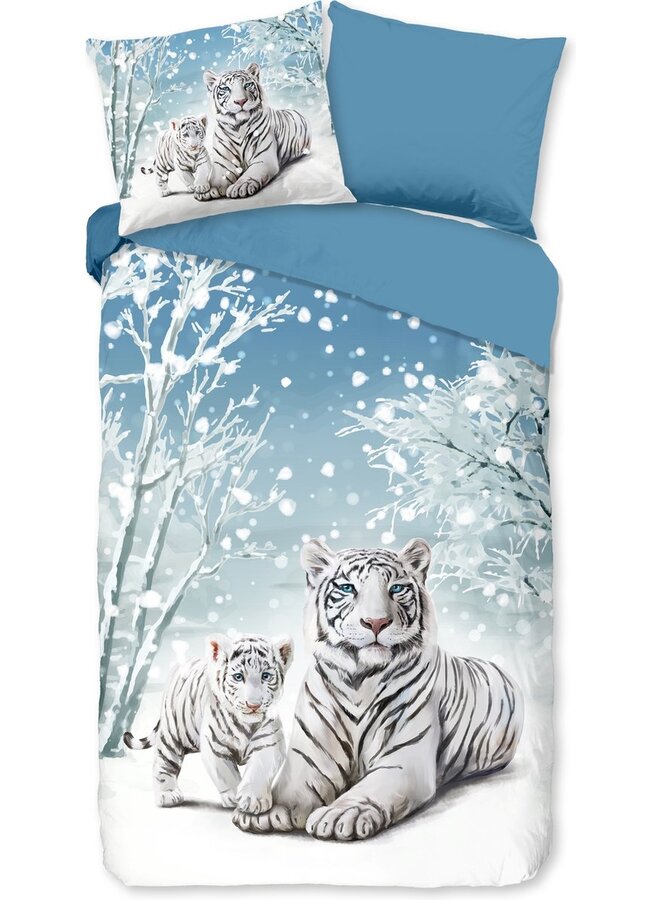 Good Morning Dekbedovertrek Kids Safe Blauw - Flanel