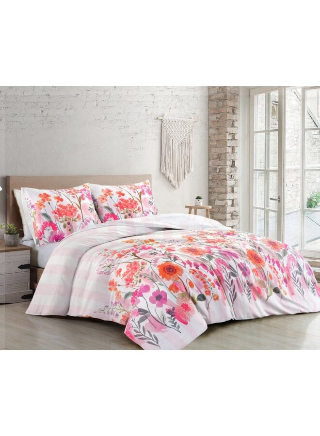 Papillon Dekbedovertrek Lola Multi - Katoensatijn