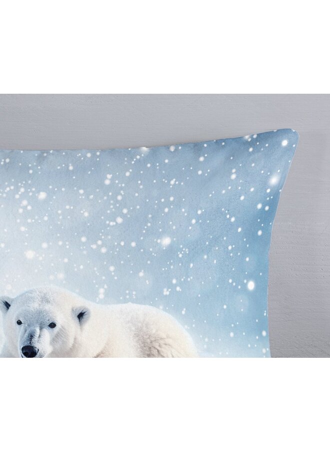 Good Morning Dekbedovertrek Kids Esben Blauw - Flanel