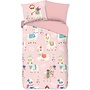 Good Morning Dekbedovertrek Kids Ladida Roze - Flanel