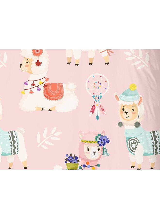 Good Morning Dekbedovertrek Kids Ladida Roze - Flanel