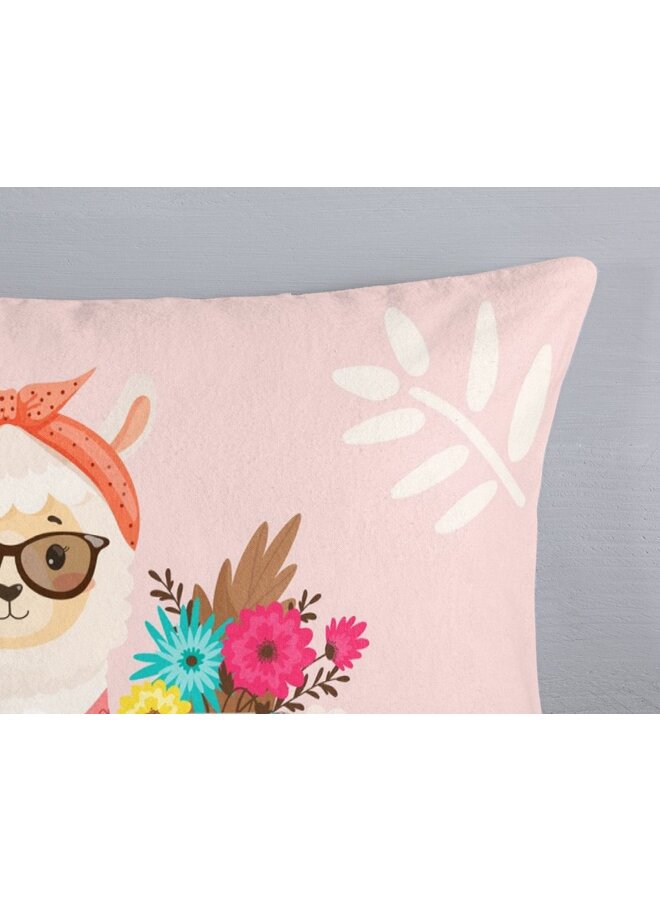 Good Morning Dekbedovertrek Kids Ladida Roze - Flanel