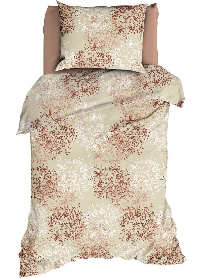 Romanette Dekbedovertrek Calanche Beige - Flanel