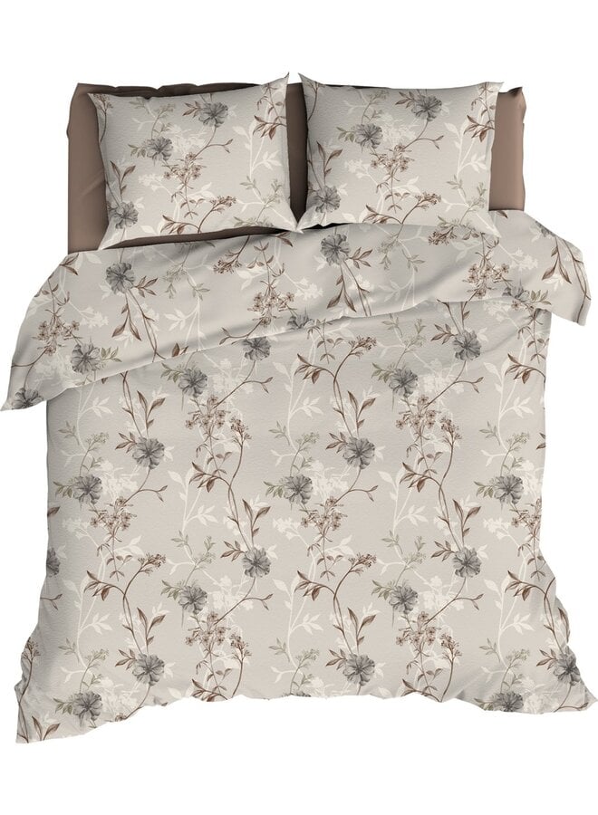 Dekbedovertrek Richelle Beige - Flanel PL1