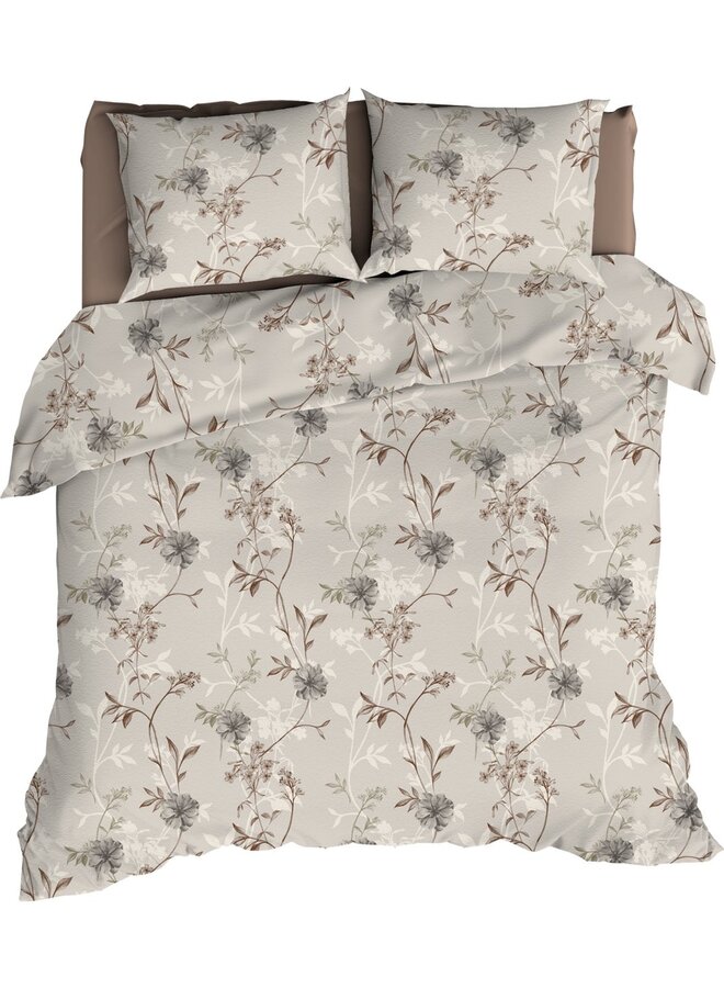 Dekbedovertrek Richelle Beige - Flanel