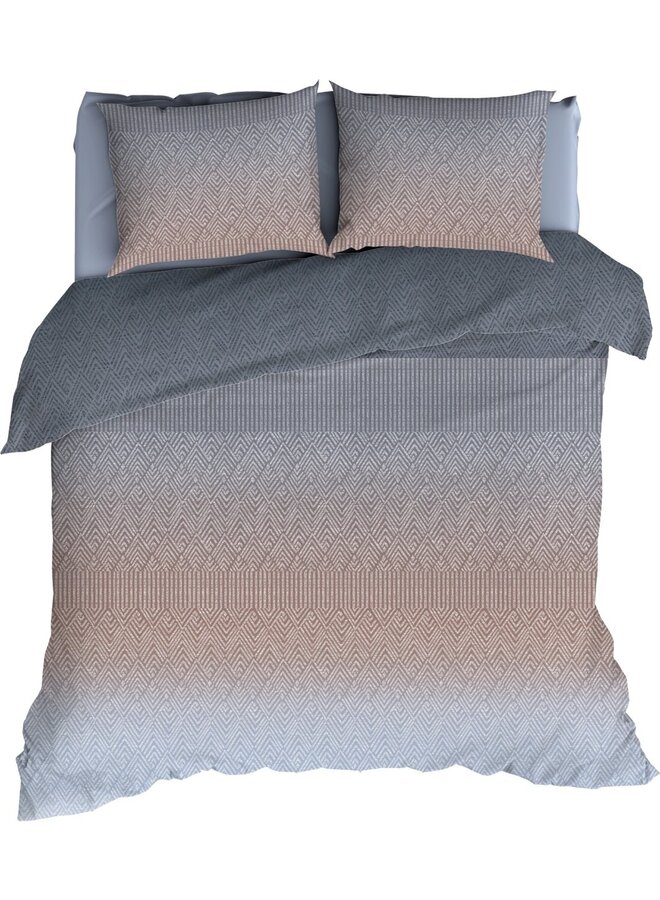 Dekbedovertrek Grossarl Grijs - Flanel