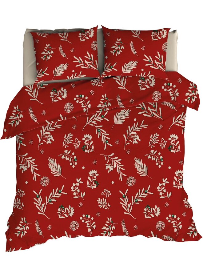 Dekbedovertrek Lizollo Rood - Flanel PL3