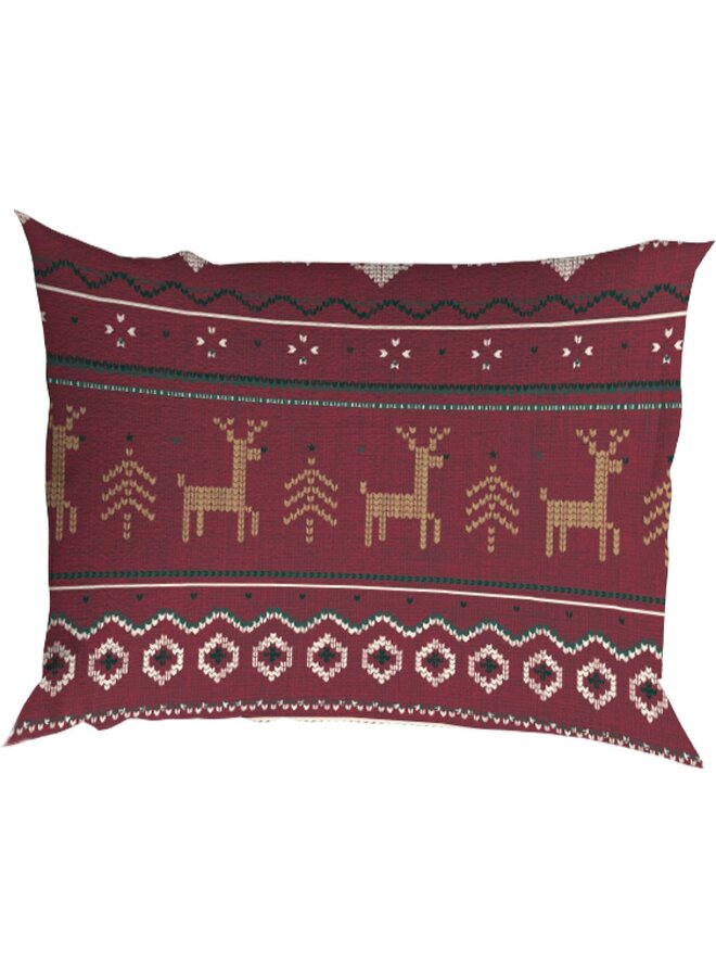 Romanette Dekbedovertrek Noelle Rood - Flanel