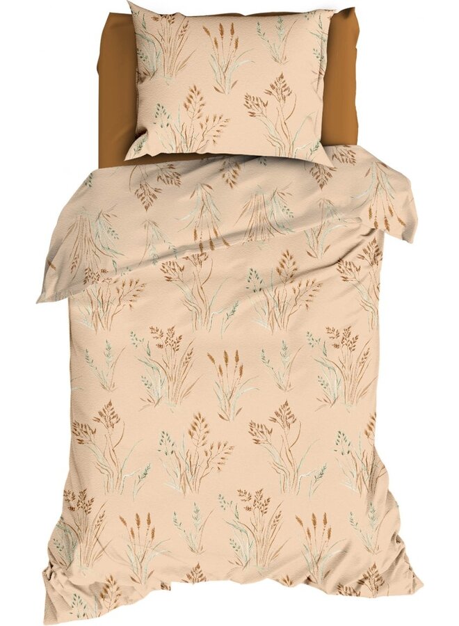 Romanette Dekbedovertrek Les Alpes Terra - Flanel