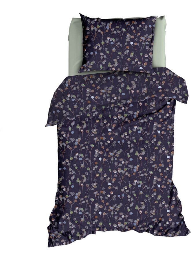 Romanette Dekbedovertrek Muriel Paars - Flanel