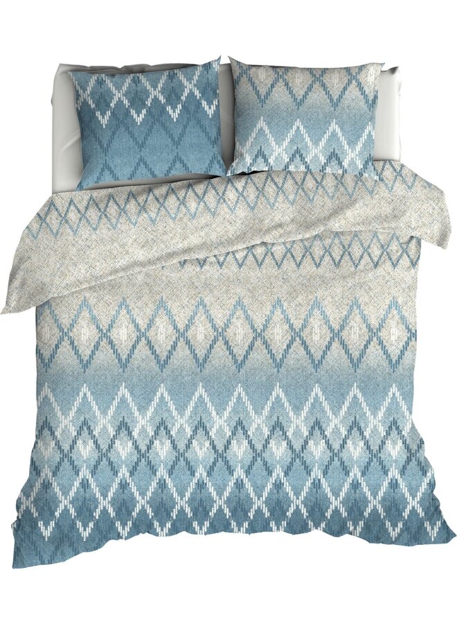Dekbedovertrek Snuggle Blauw - Flanel PL3