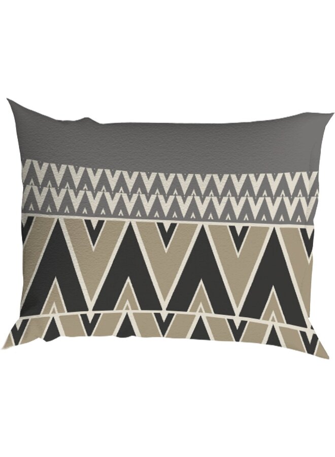 Romanette Dekbedovertrek Chamonix Antraciet - Flanel