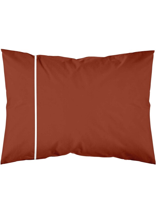 Romanette Dekbedovertrek Duchesse Rooibos/Wit - Flanel