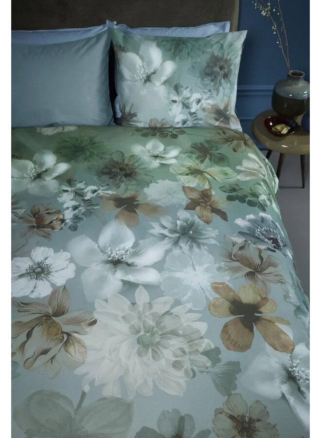 Beddinghouse Dekbedovertrek Lou Blauw Groen - Katoen