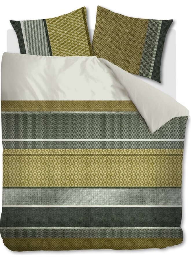 Dekbedovertrek Benthe Groen - Katoen PL3