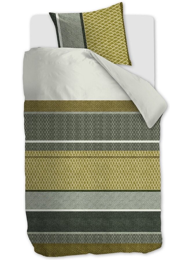 Beddinghouse Dekbedovertrek Benthe Groen - Katoen