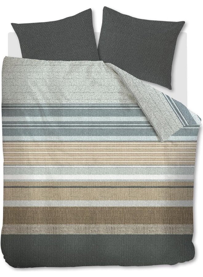 Beddinghouse Dekbedovertrek Lex Grijs - Katoen