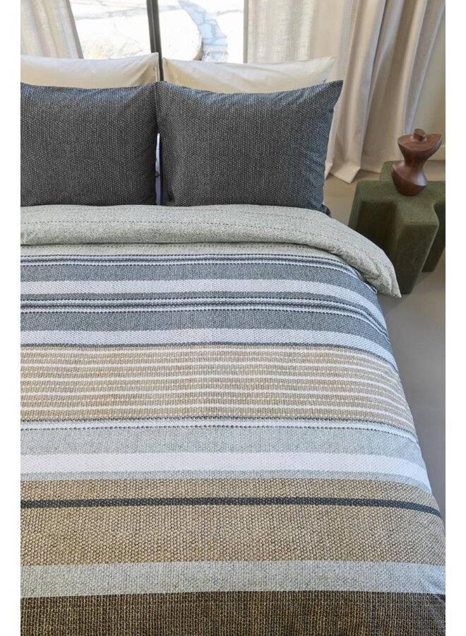 Beddinghouse Dekbedovertrek Lex Grijs - Katoen