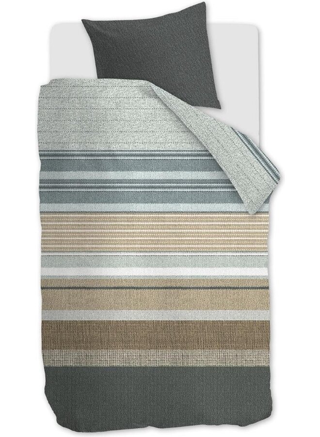 Beddinghouse Dekbedovertrek Lex Grijs - Katoen