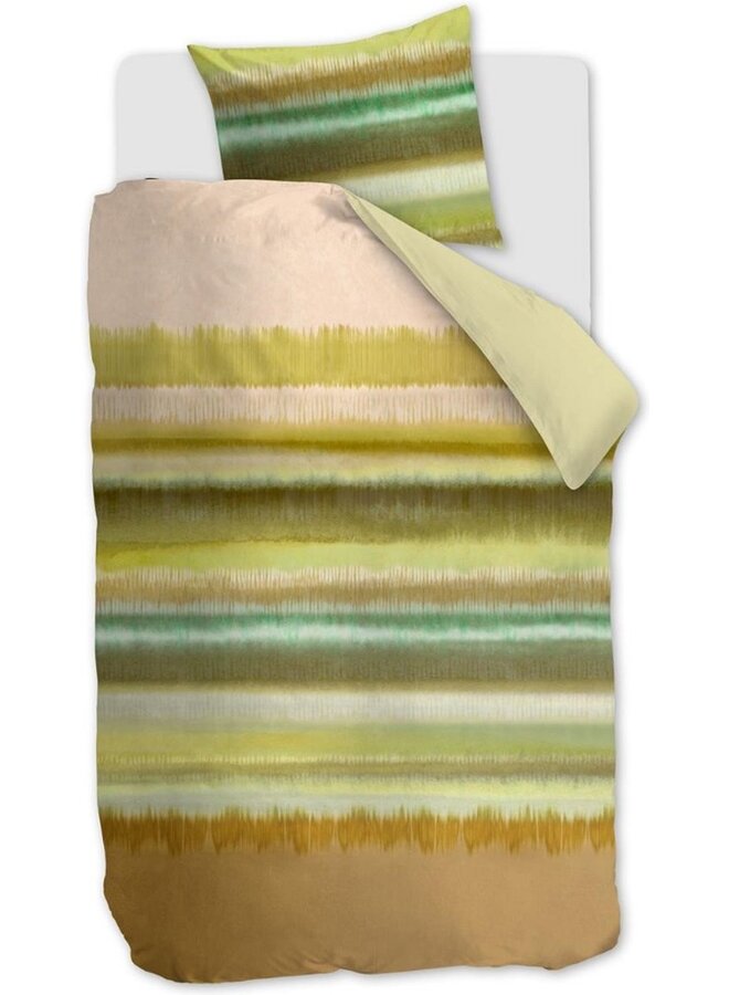 Beddinghouse Dekbedovertrek Hila Groen - Katoen