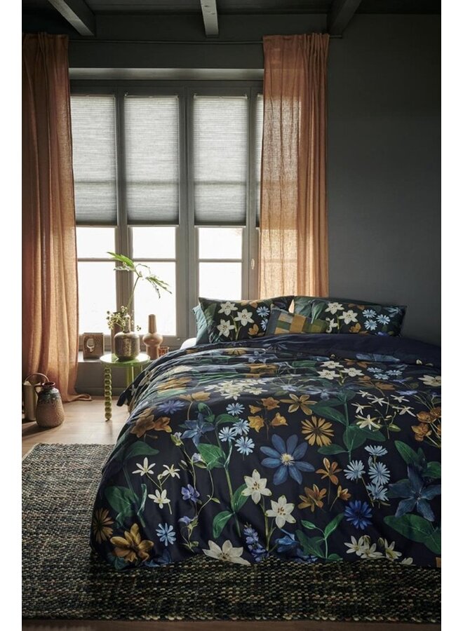 Beddinghouse Dekbedovertrek Eve Blauwgroen - Katoensatijn