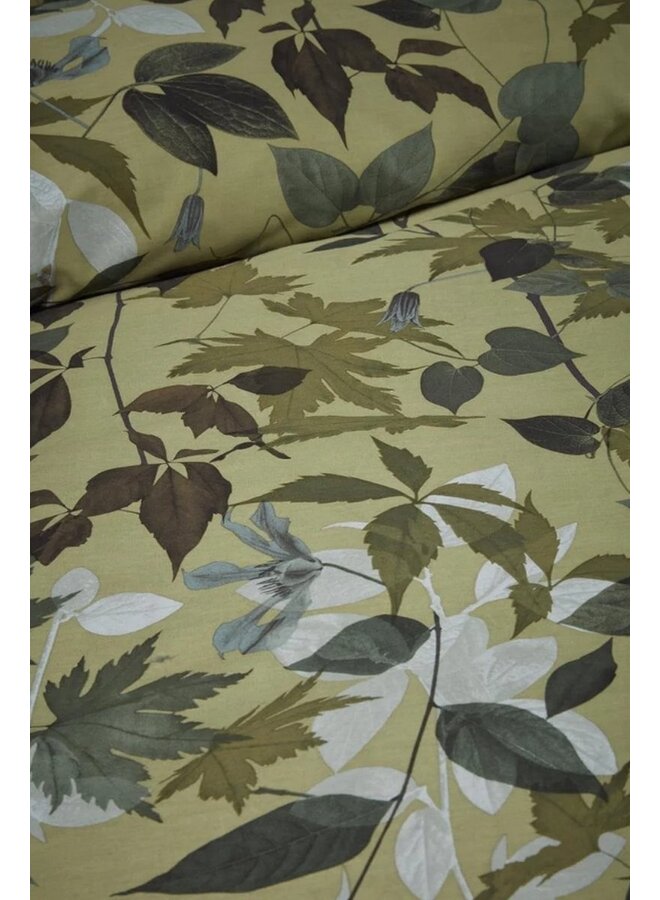 Beddinghouse Dekbedovertrek Gigi Groen - Katoensatijn