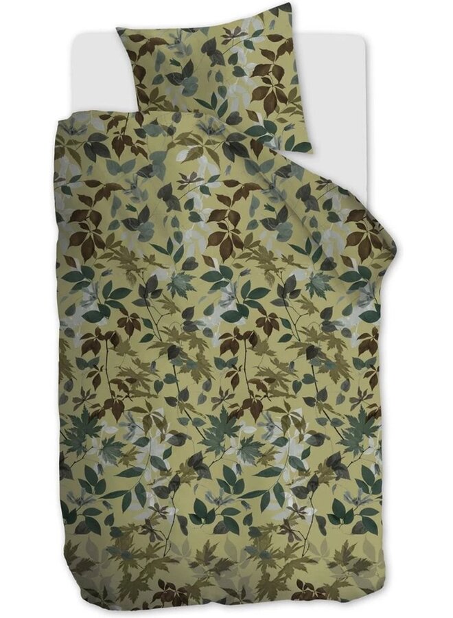 Beddinghouse Dekbedovertrek Gigi Groen - Katoensatijn