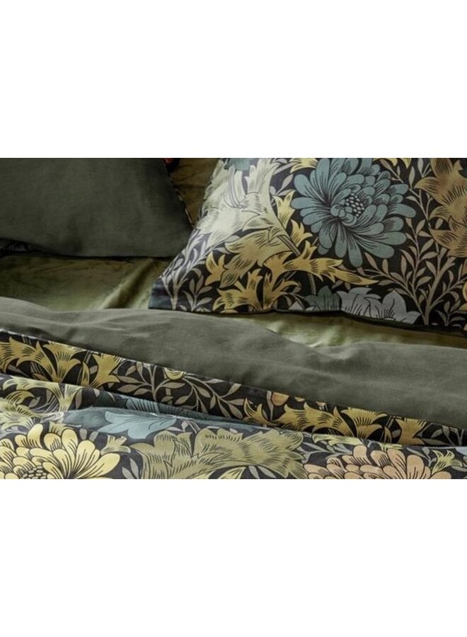 Beddinghouse Dekbedovertrek Eclectic Blauwgroen - Katoensatijn